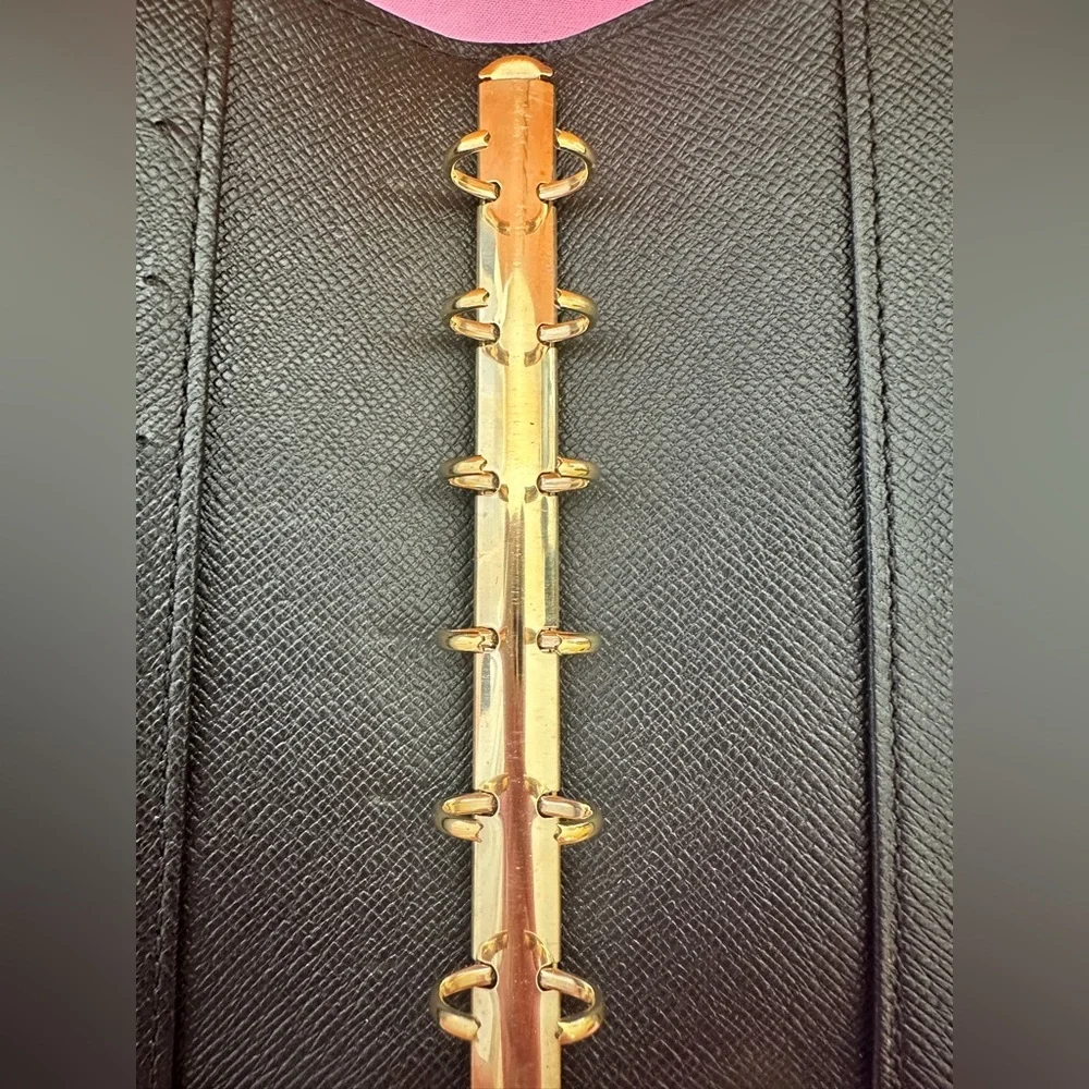 Small Louis Vuitton Epi Agenda Cover (Like-New; Black)